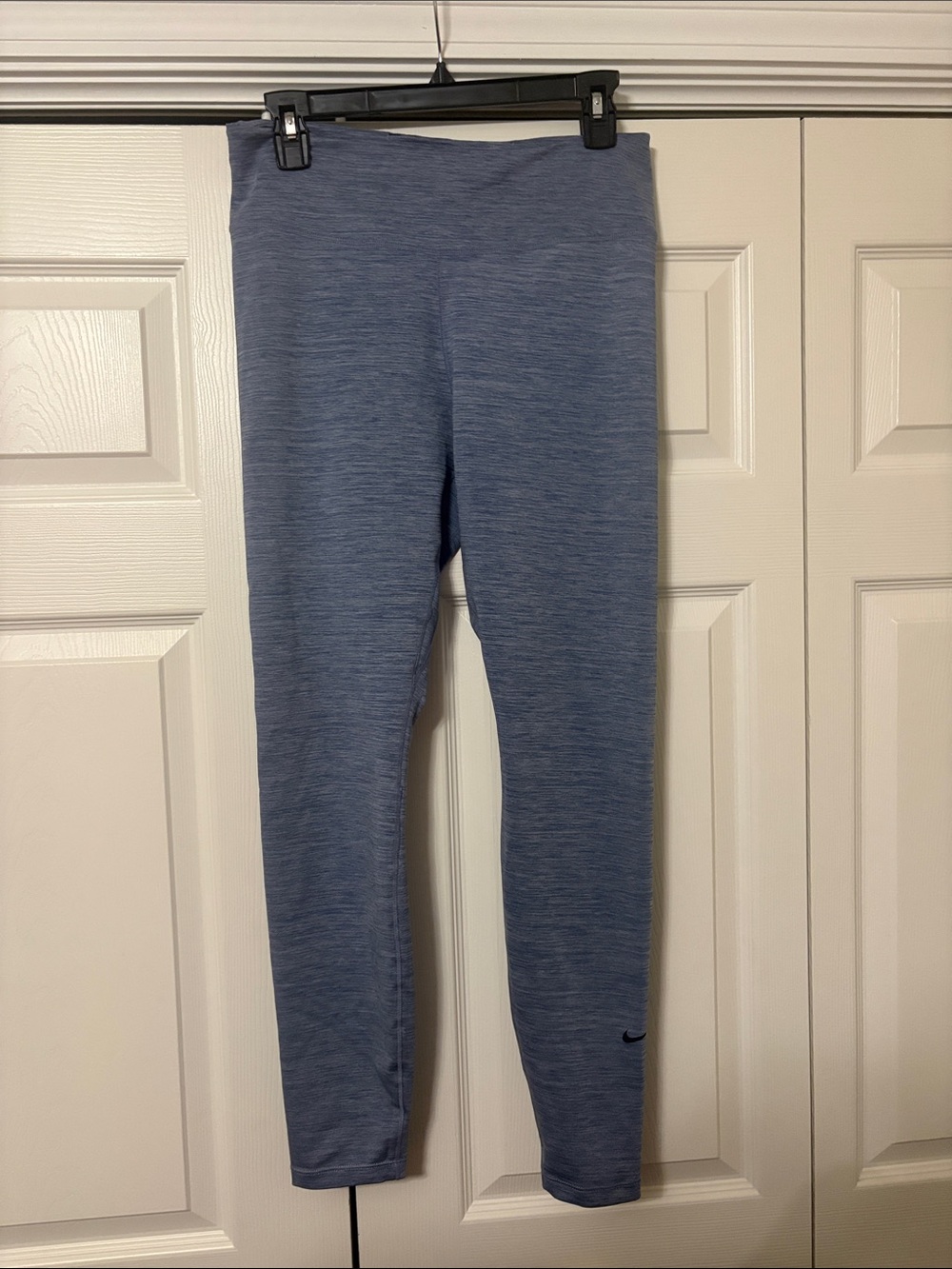 Nike Heathered Blue Women's Stretch Leggings